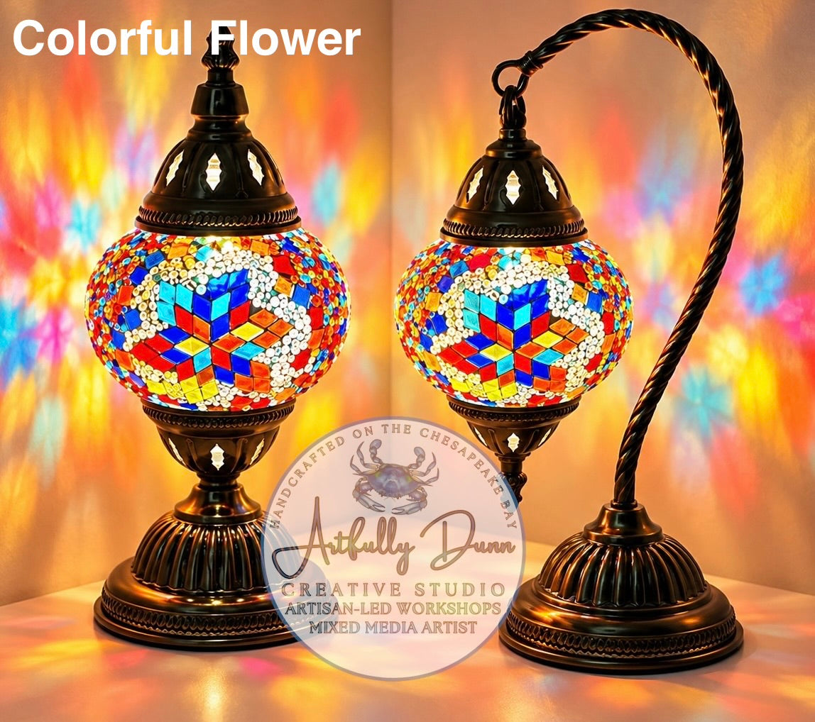 1/9/2027 - 10:30 AM - 1:30 PM โข ๐๐ก NEW WORKSHOP Create Your Own! ๐ก๐ Mosaic Turkish Lamp Workshop