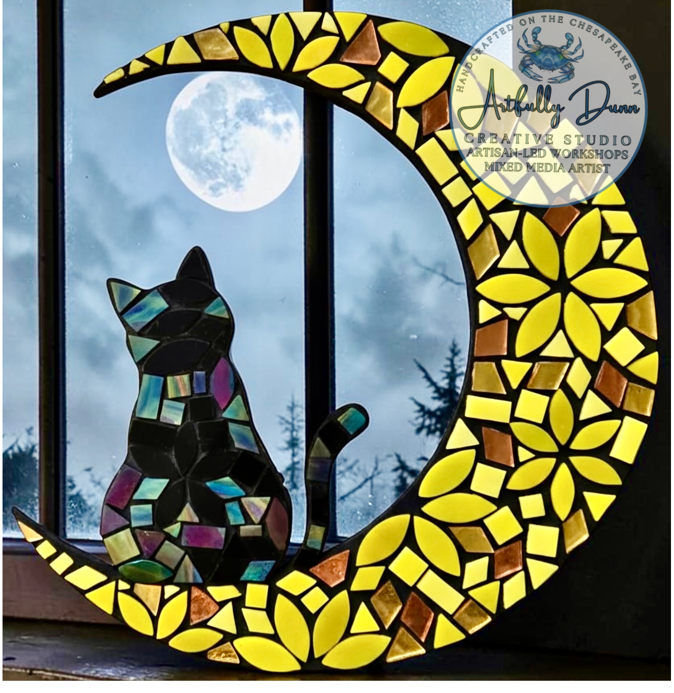10/15/2026 - 7:00-9:30 PM β’ ππβ¨ MOSAIC MOON & CAT WORKSHOP β¨ππ