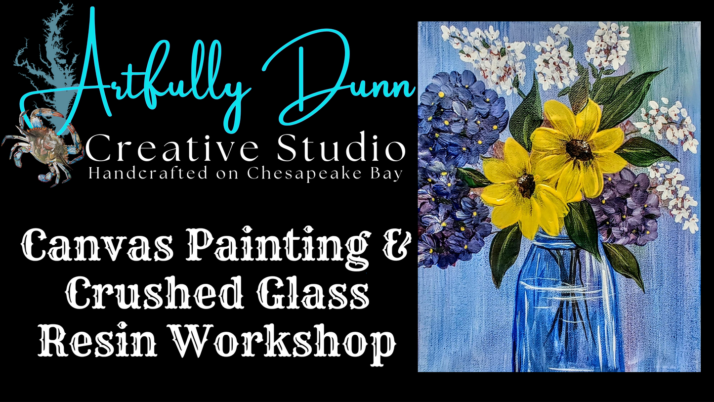5/4/25 - 2:00-5:00 PM - Double Workshop Paint & Resin All in ONE! - Artfully Dunn Creative Studio - 331 N. Union Ave., Havre de Grace 21078