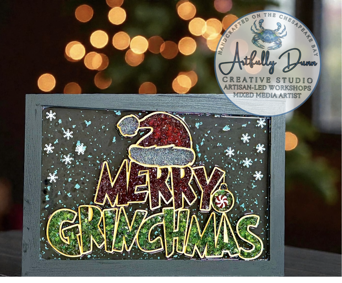 11/21/2026 - 12:00-2:30PM • 💚🎄✨ Artfully Dunn Exclusive - YOU’RE A MEAN ONE – ART & MOVIE NIGHT! Creative Experience✨🎄💚