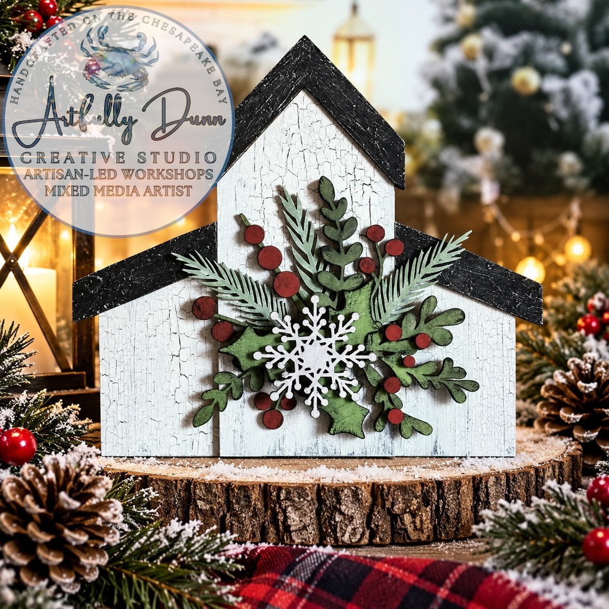 11/18/2026 - 7:00-9:00 PM • 🎄✨🪵 HOLIDAY LAYERED WOOD WORKSHOP 🪵✨🎄