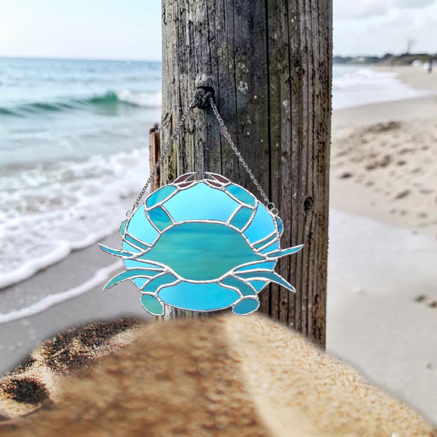 Saturday - 6/6/2026 - 12:00-3:00pm - *Intermediate Workshop* - Stained Glass Blue Crab - 20 S. Main St., Port Deposit, MD 21904