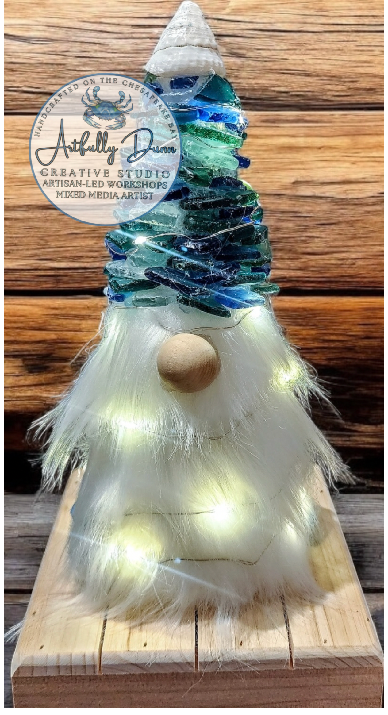 7/22/2026 - 7:00-9:00 PM • Sea Glass Tree, Wreath or Gnome