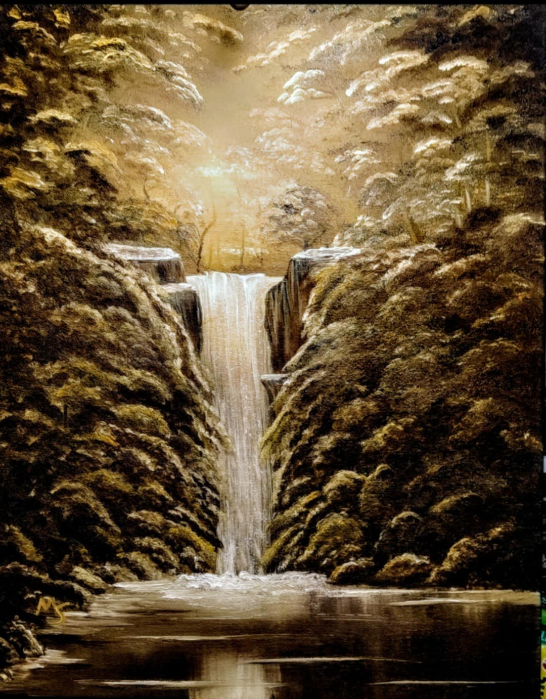6/1/25 - 1:00 - 3:00 PM - Workshop - Bob Ross Waterfall Workshop with Certified Bob Ross Instructor, Mary Silver, CRI - Artfully Dunn Creative Studio - 331 N. Union Ave., Havre de Grace 21078