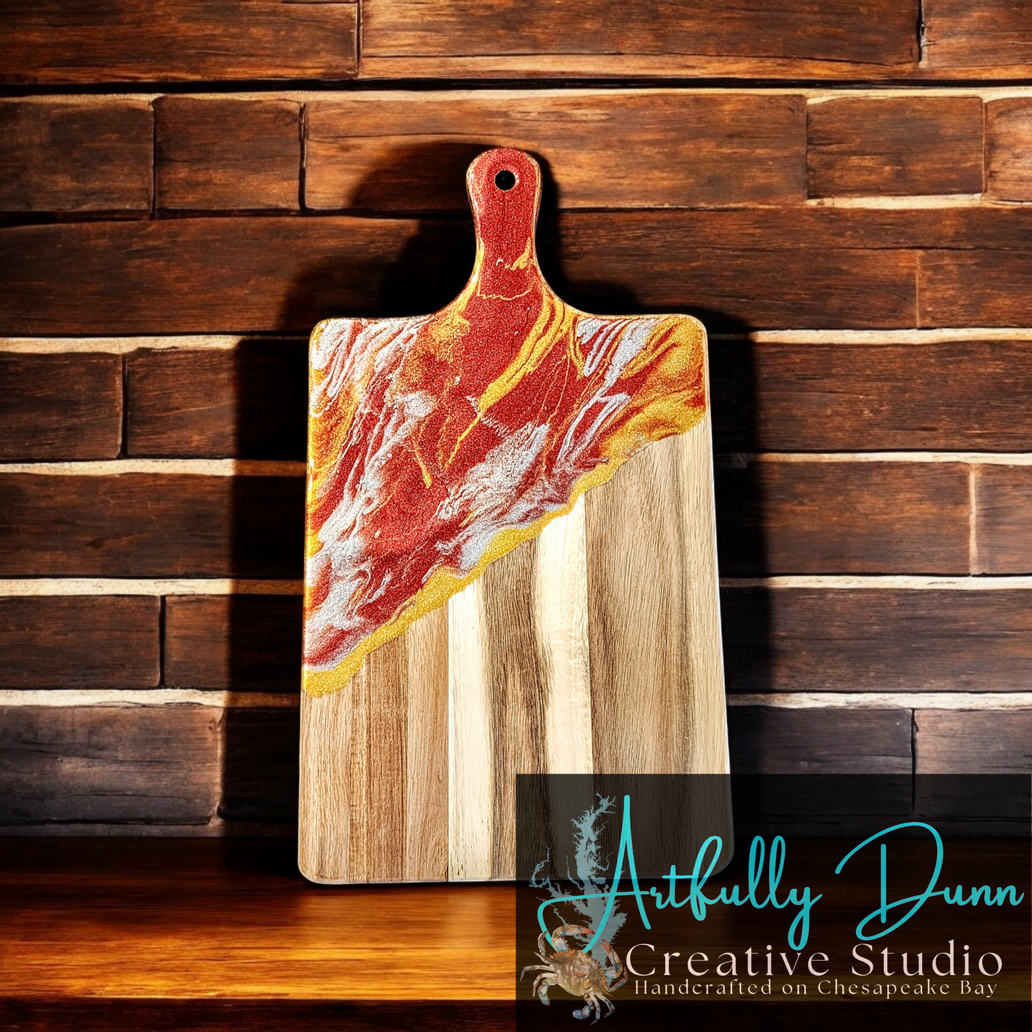 Friday, 5/15/26 β’ 7:00 - 9:00 pm - Workshop Creative Escape - Resin Art Charcuterie Board - 20 S. Main Street, Port Deposit, MD 21904