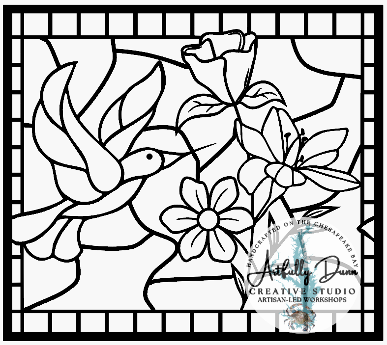 5/30/25 • 6:30-8:30 PM - Workshop - Crushed Glass Sun Catcher, 331 N. Union Ave., Havre de Grace, MD