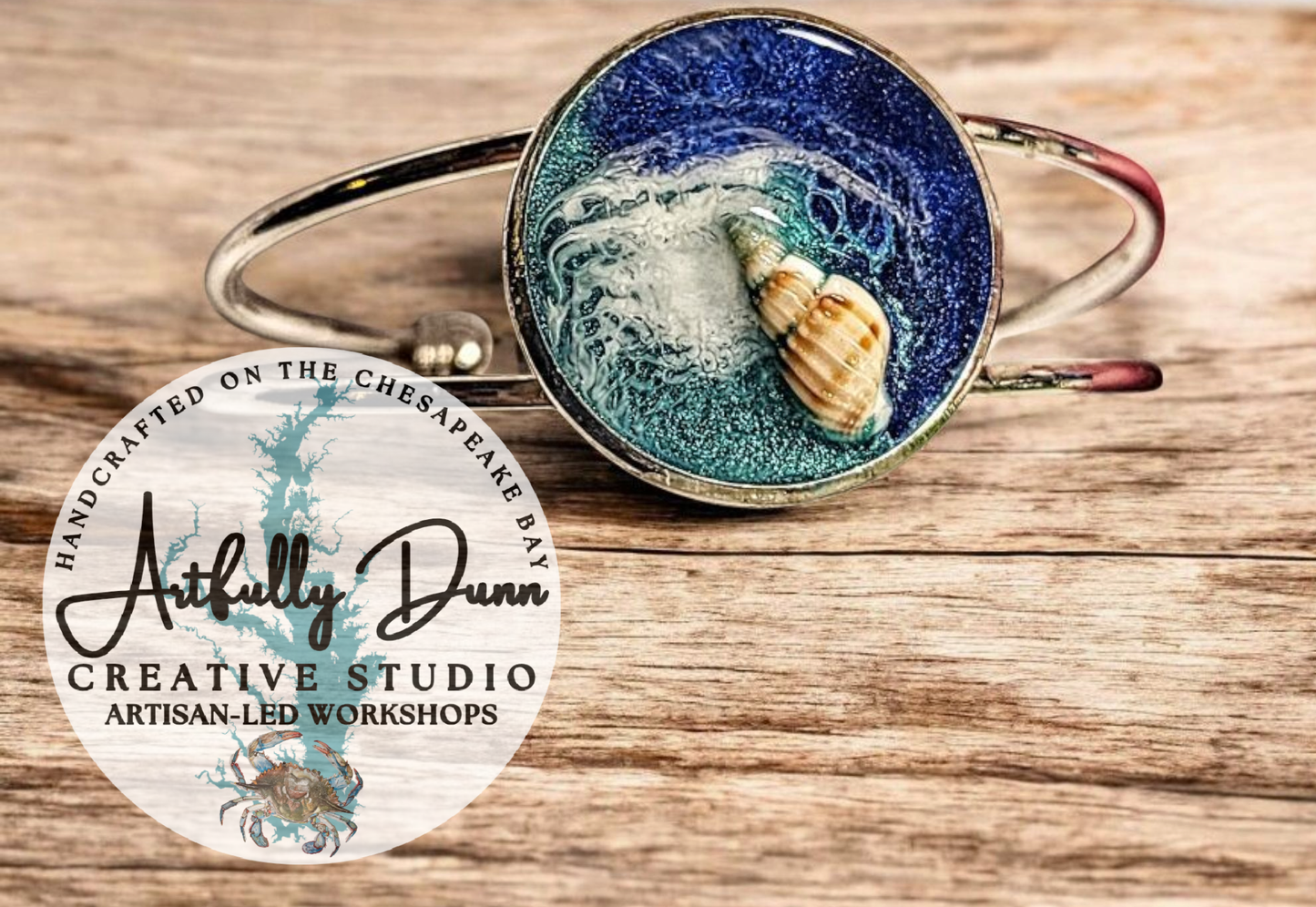 6/8/2025 ~ 1:30 - 3:30 PM - Workshop - Ocean Waves Jewelry, Artfully Dunn Creative Studio, 331 N. Union Ave., Havre de Grace