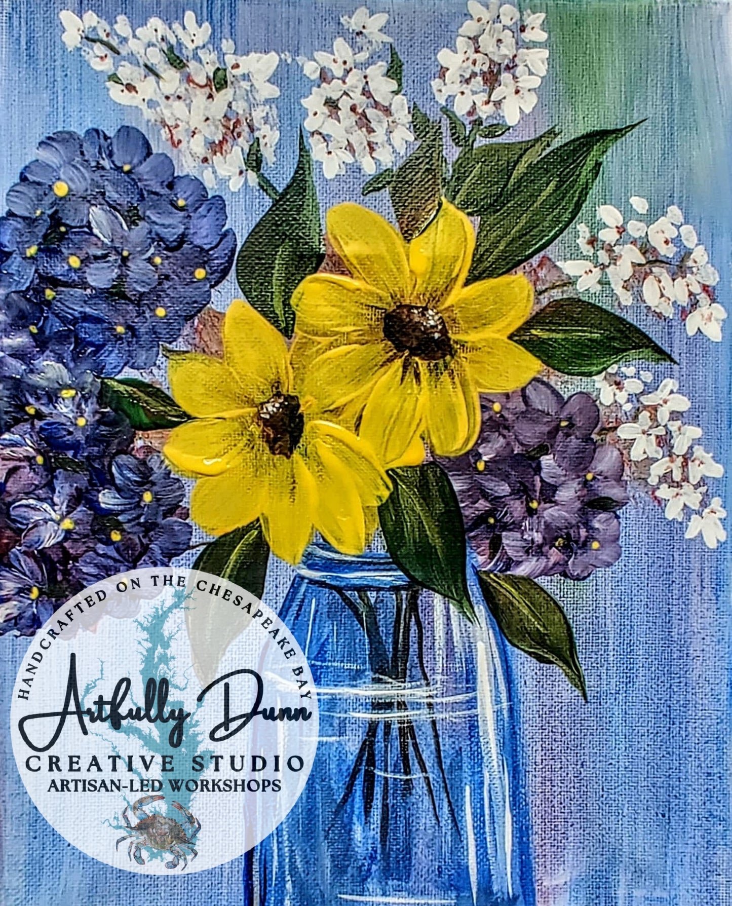 5/4/25 - 2:00-5:00 PM - Double Workshop Paint & Resin All in ONE! - Artfully Dunn Creative Studio - 331 N. Union Ave., Havre de Grace 21078
