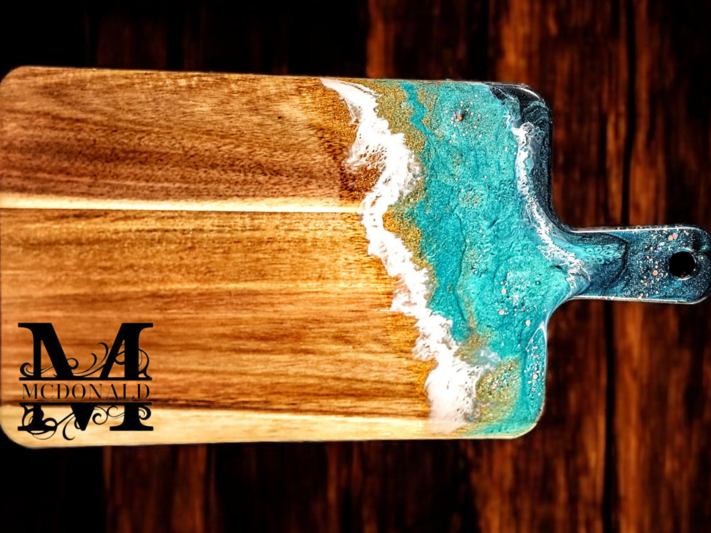 5/14/2025 • 6:30-8:30 PM - Workshop - Resin Art Charcuterie Board Includes Personalized Monogram - 331 N. Union Ave., Havre de Grace, Maryland