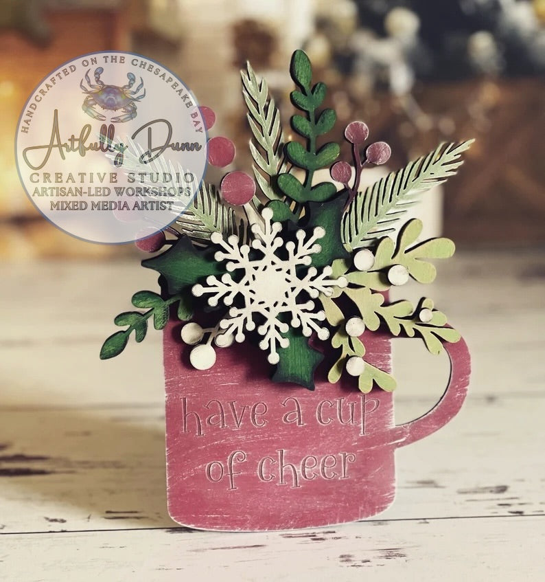 11/18/2026 - 7:00-9:00 PM • 🎄✨🪵 HOLIDAY LAYERED WOOD WORKSHOP 🪵✨🎄