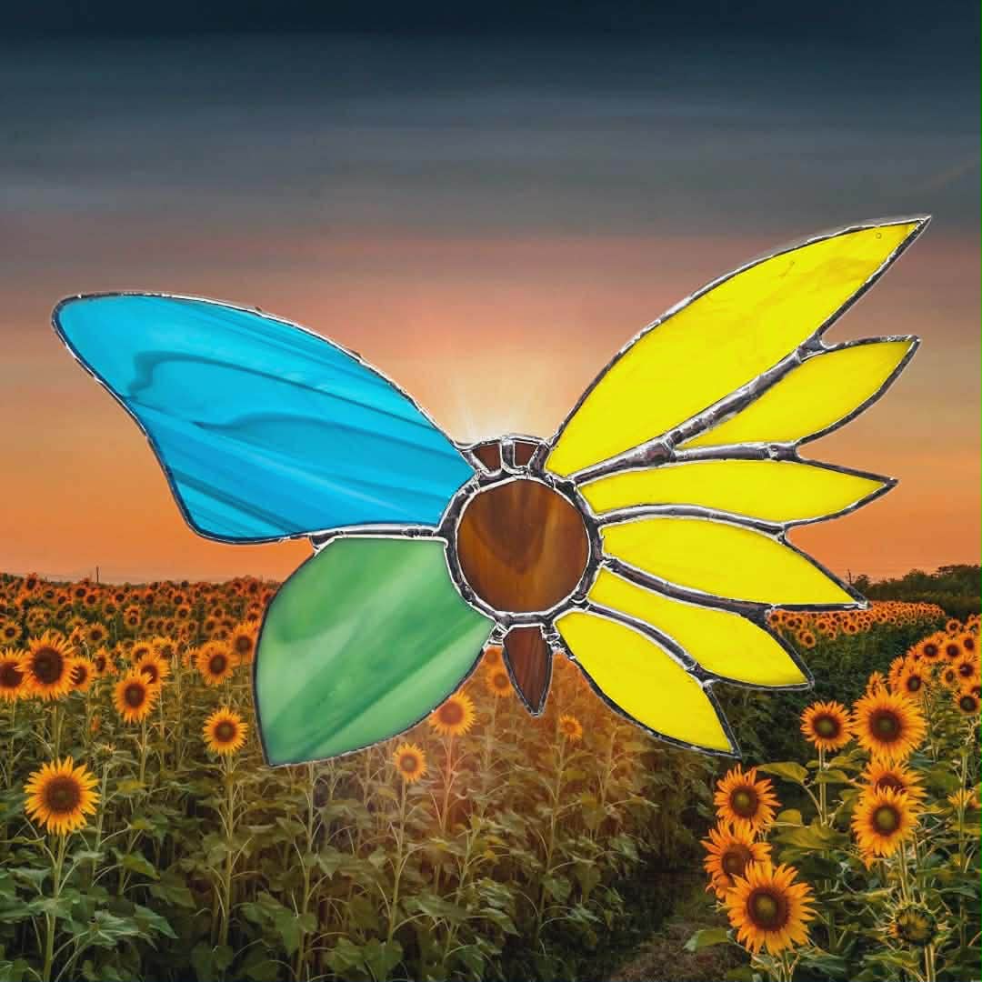 8/1/2026 • 12:00-2:30 PM — Stained Glass - Oriole/Blue/Hummingbirds, Butterfly