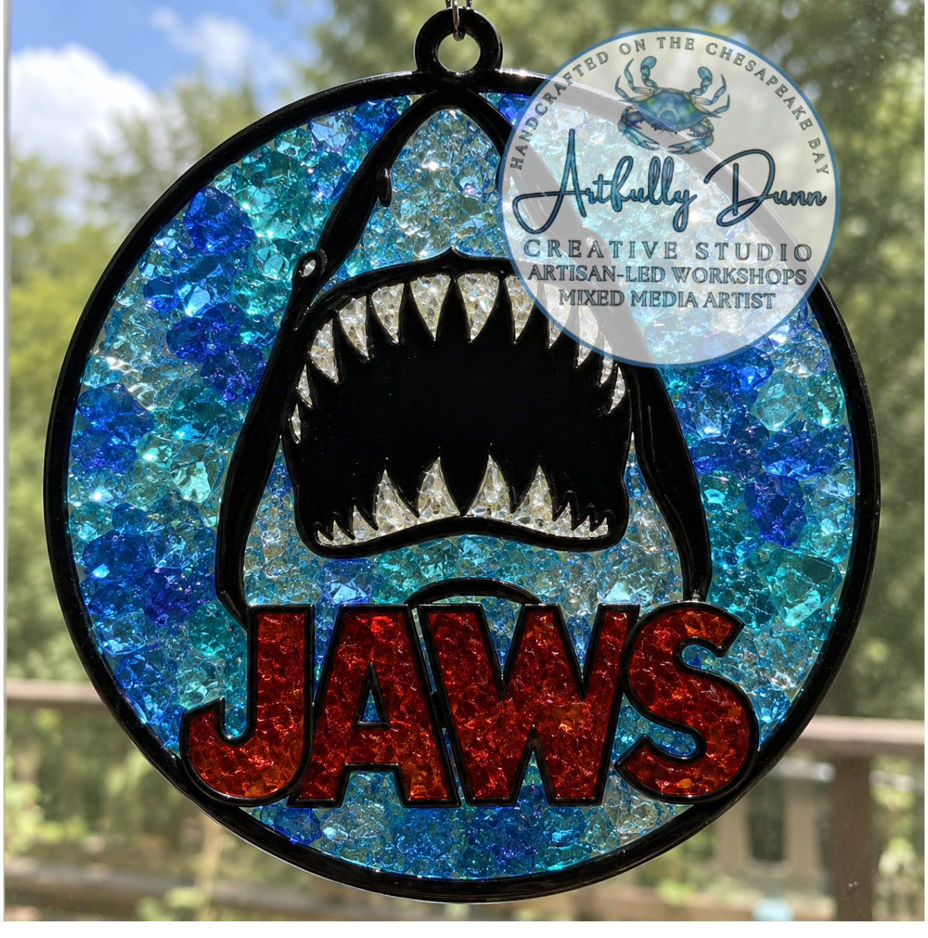 9/17/2026 • 7:00-9:00 PM — Faux Stained Glass Suncatcher (12in)
