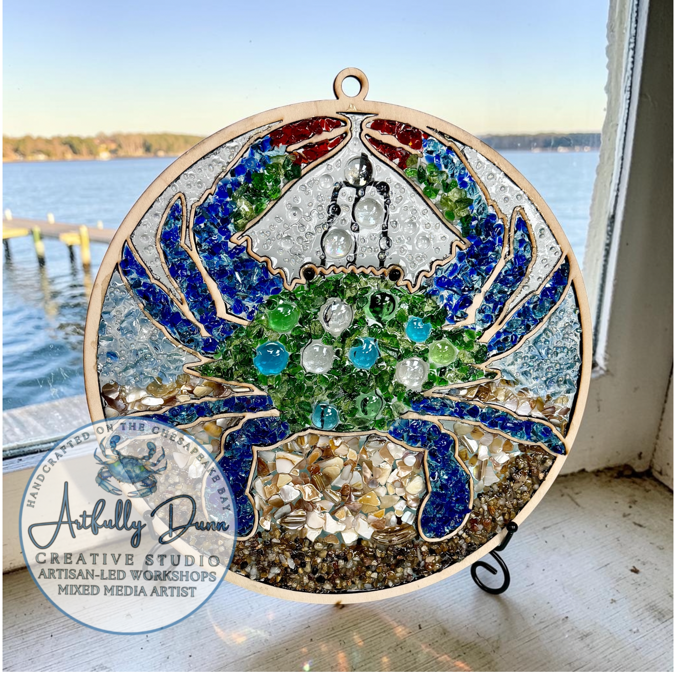 9/17/2026 • 7:00-9:00 PM — Faux Stained Glass Suncatcher (12in)