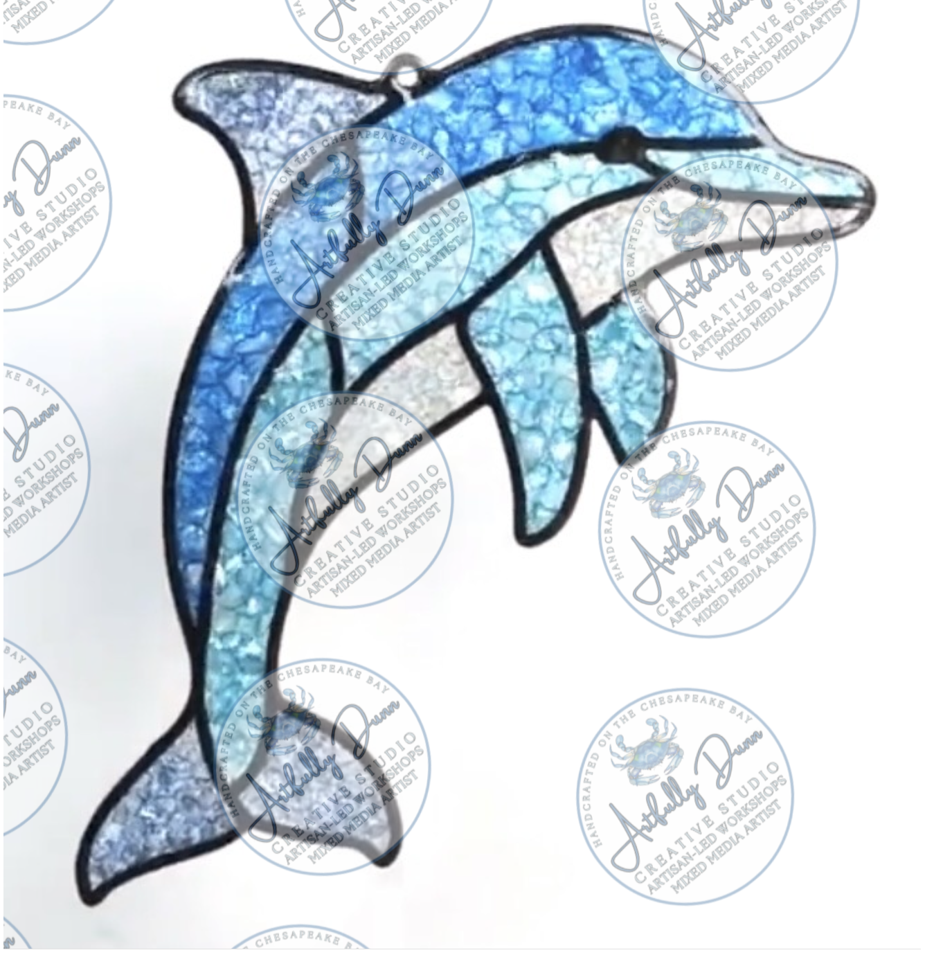 Friday - 7/17/26 - 7:00-9:00 PM • Workshop - Faux Stained Glass Resin Shattered Glass Suncatcher (12in) - 20 S. Main Steet, Port Deposit, MD 21904