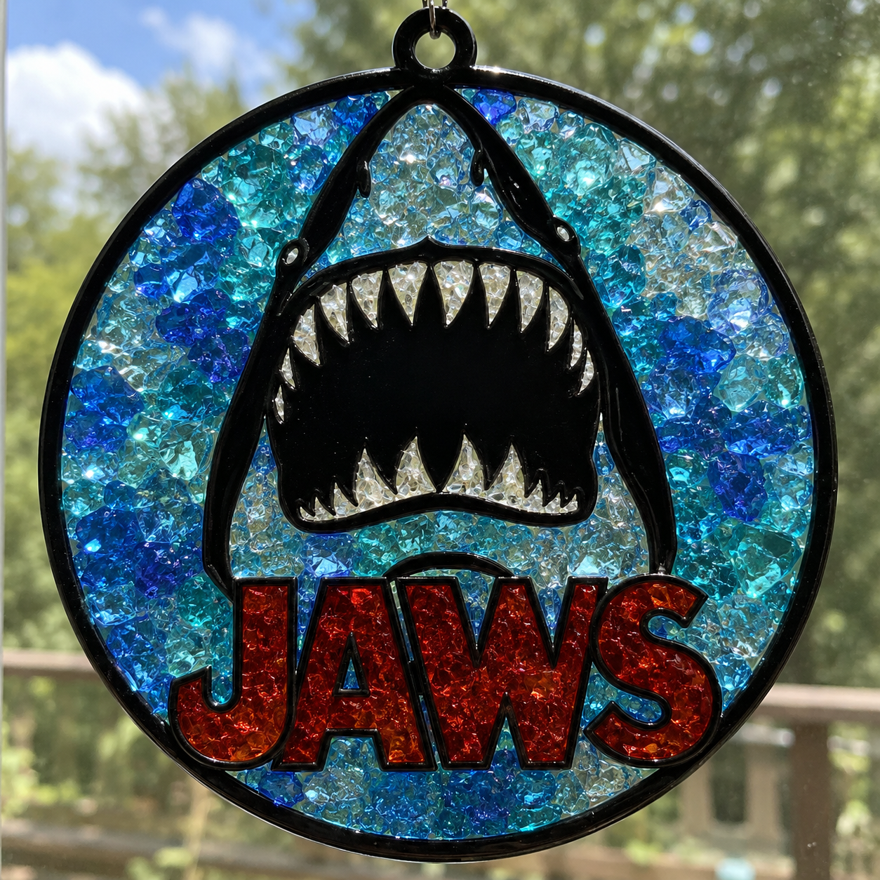 DIY Crushed Glass Faux Suncatcher Kit