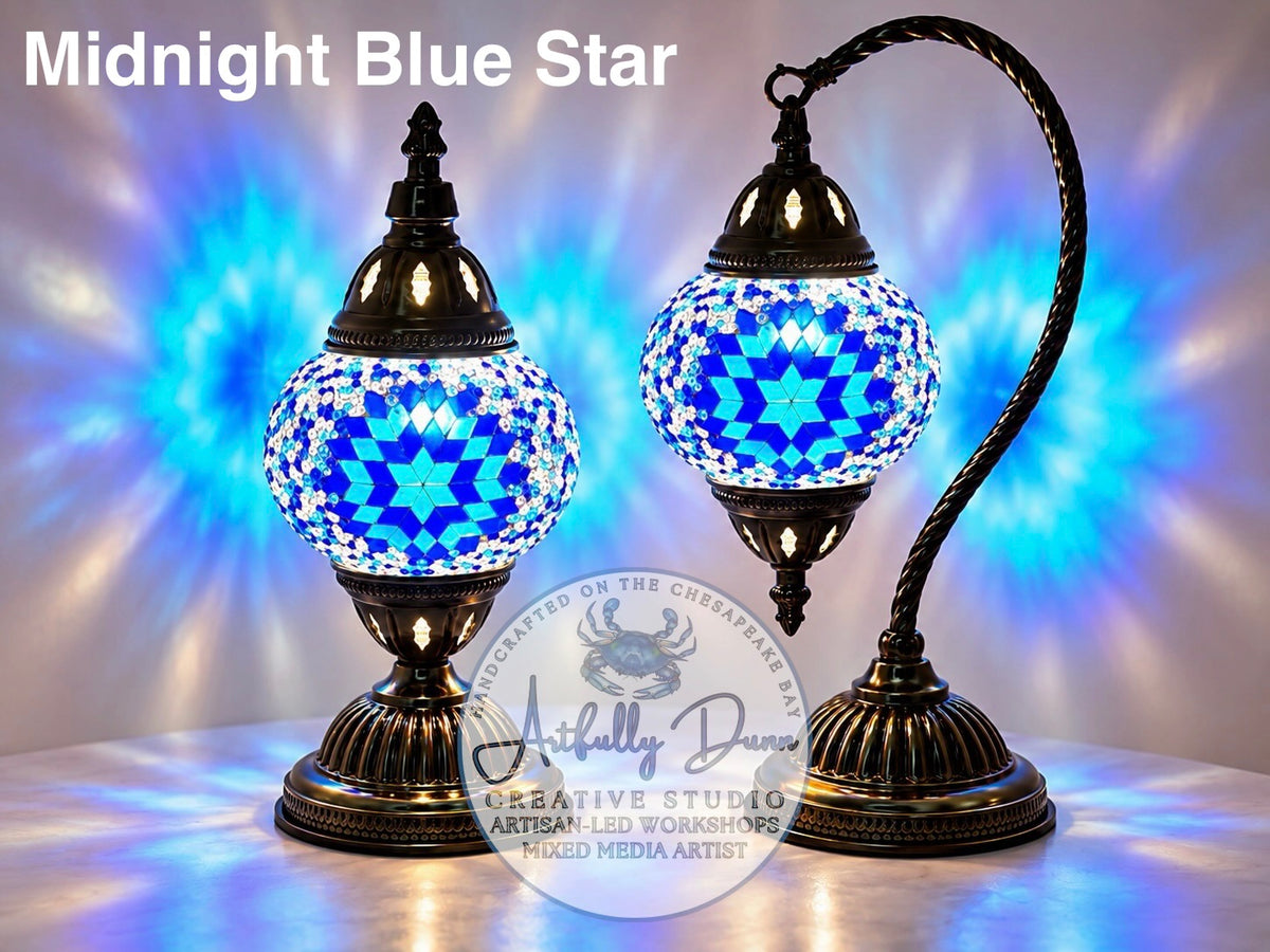 1/9/2027 - 10:30 AM - 1:30 PM • 🌟💡 NEW WORKSHOP Create Your Own! 💡🌟 Mosaic Turkish Lamp Workshop