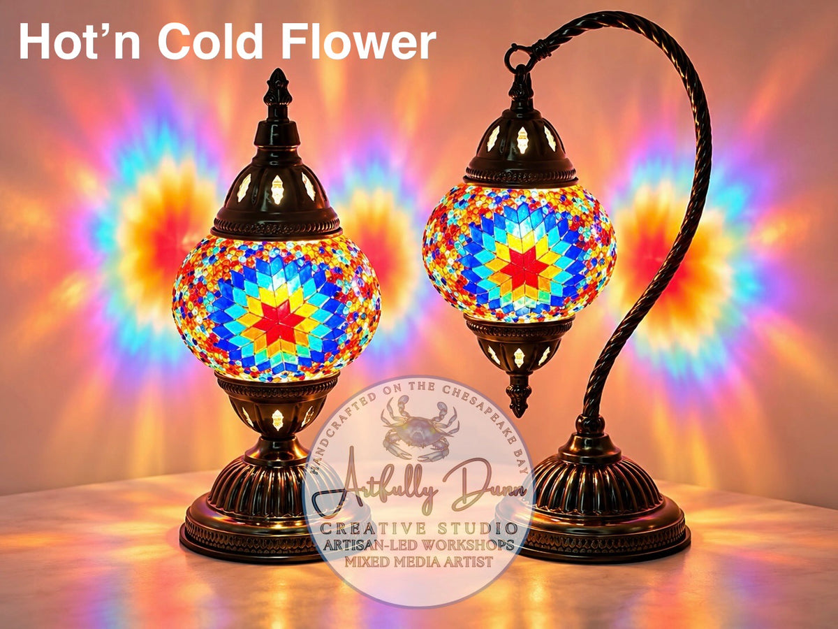 1/9/2027 - 10:30 AM - 1:30 PM • 🌟💡 NEW WORKSHOP Create Your Own! 💡🌟 Mosaic Turkish Lamp Workshop