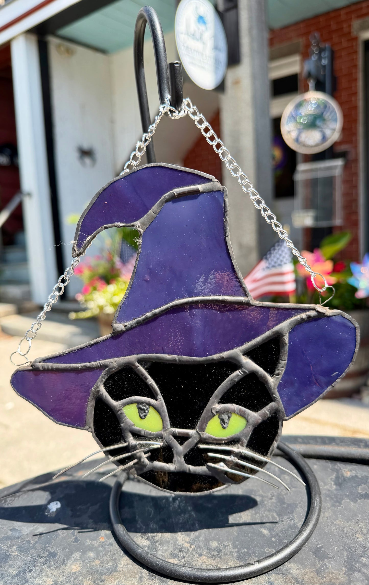 10/17/2026 12:00-2:00 PM • 🦇🍂✨ Spooky Stained Glass Workshop • Bat, Black Cat + ONE MORE SURPRISE DESIGN!✨🍂🦇