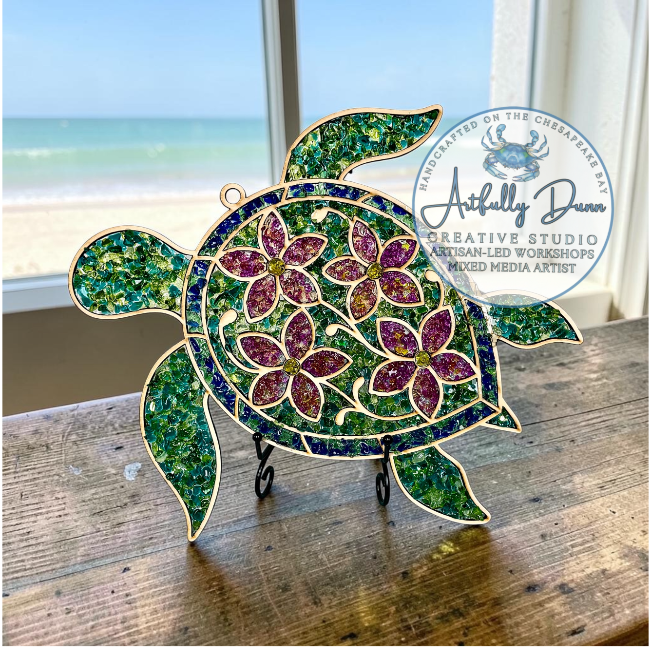 9/17/2026 • 7:00-9:00 PM — Faux Stained Glass Suncatcher (12in)