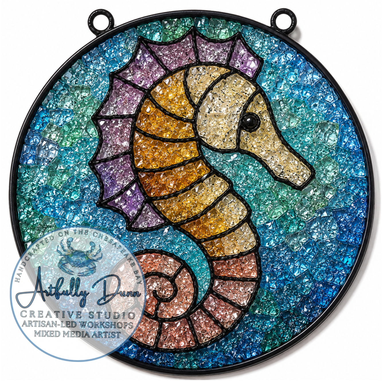 9/17/2026 • 7:00-9:00 PM — Faux Stained Glass Suncatcher (12in)