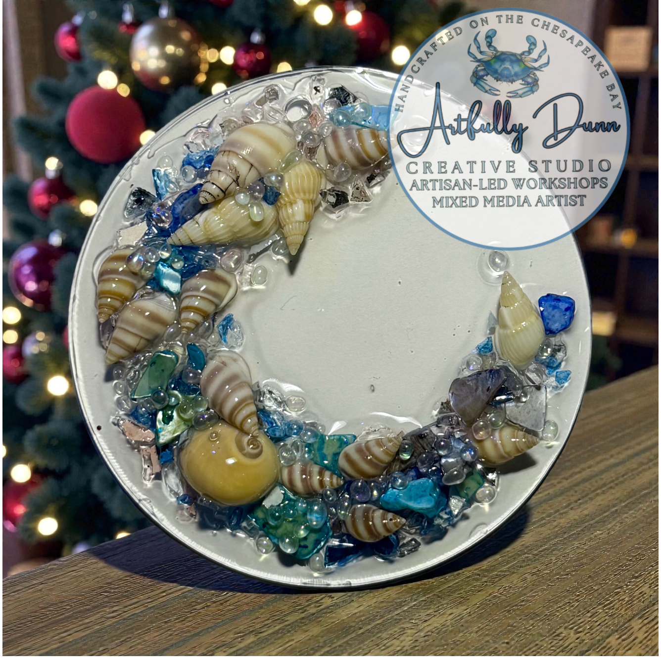 12/6/2026 - 1:00-3:00 PM • 🎄✨ RESIN ORNAMENT WORKSHOP ✨🎄