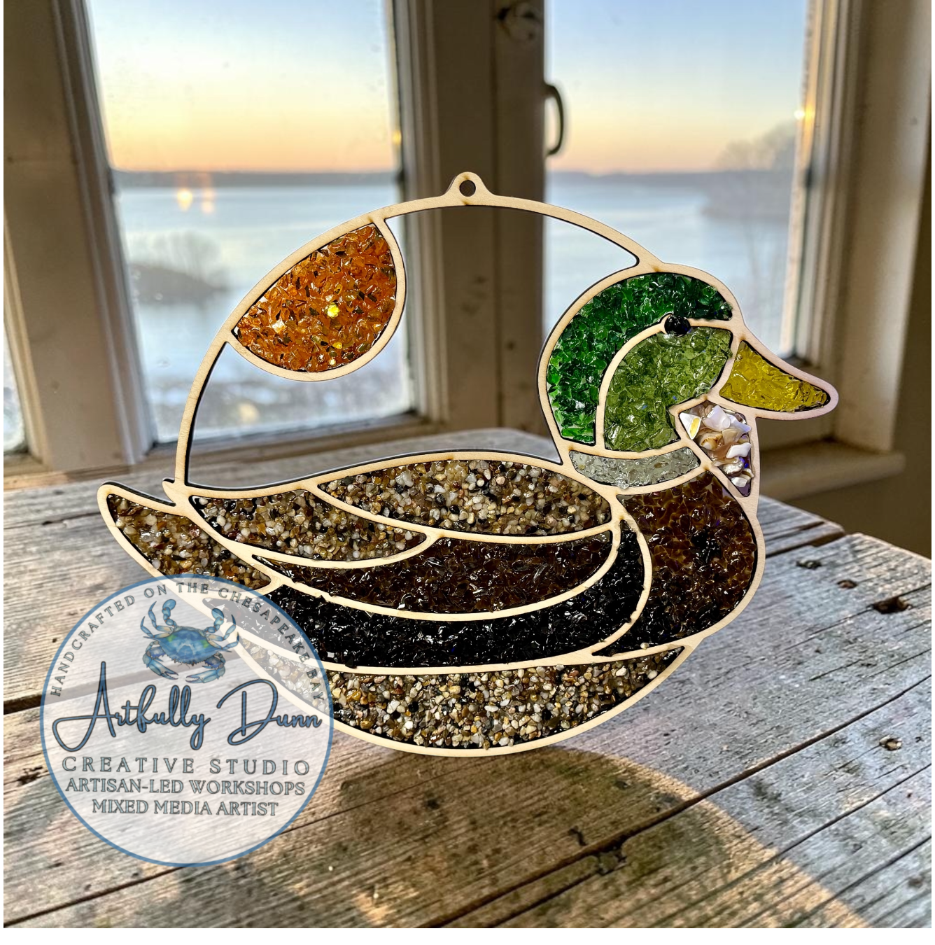 9/17/2026 • 7:00-9:00 PM — Faux Stained Glass Suncatcher (12in)