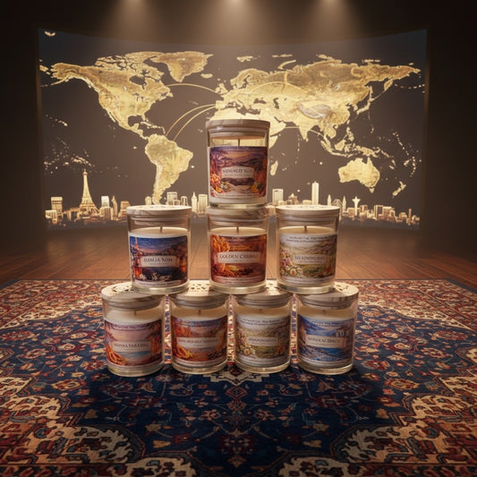 Friday - 5/29/26 - 7:00PM - 8:30PM • 🌍✨ Candle Workshop – World Tour Collection ✨🌍 - Artfully Dunn Creative Studio- 20 S. Main Steet, Port Deposit, MD 21904