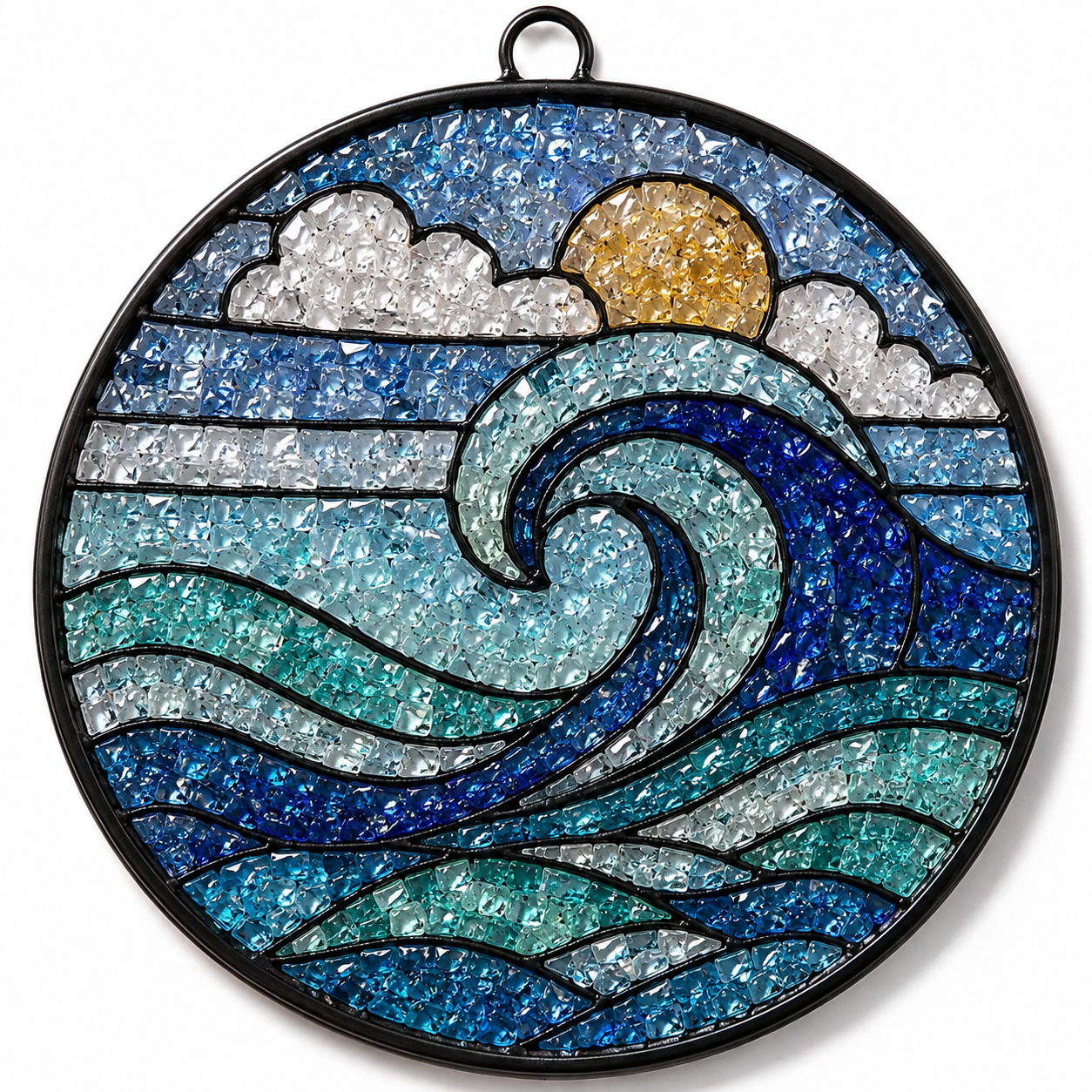 DIY Crushed Glass Faux Suncatcher Kit