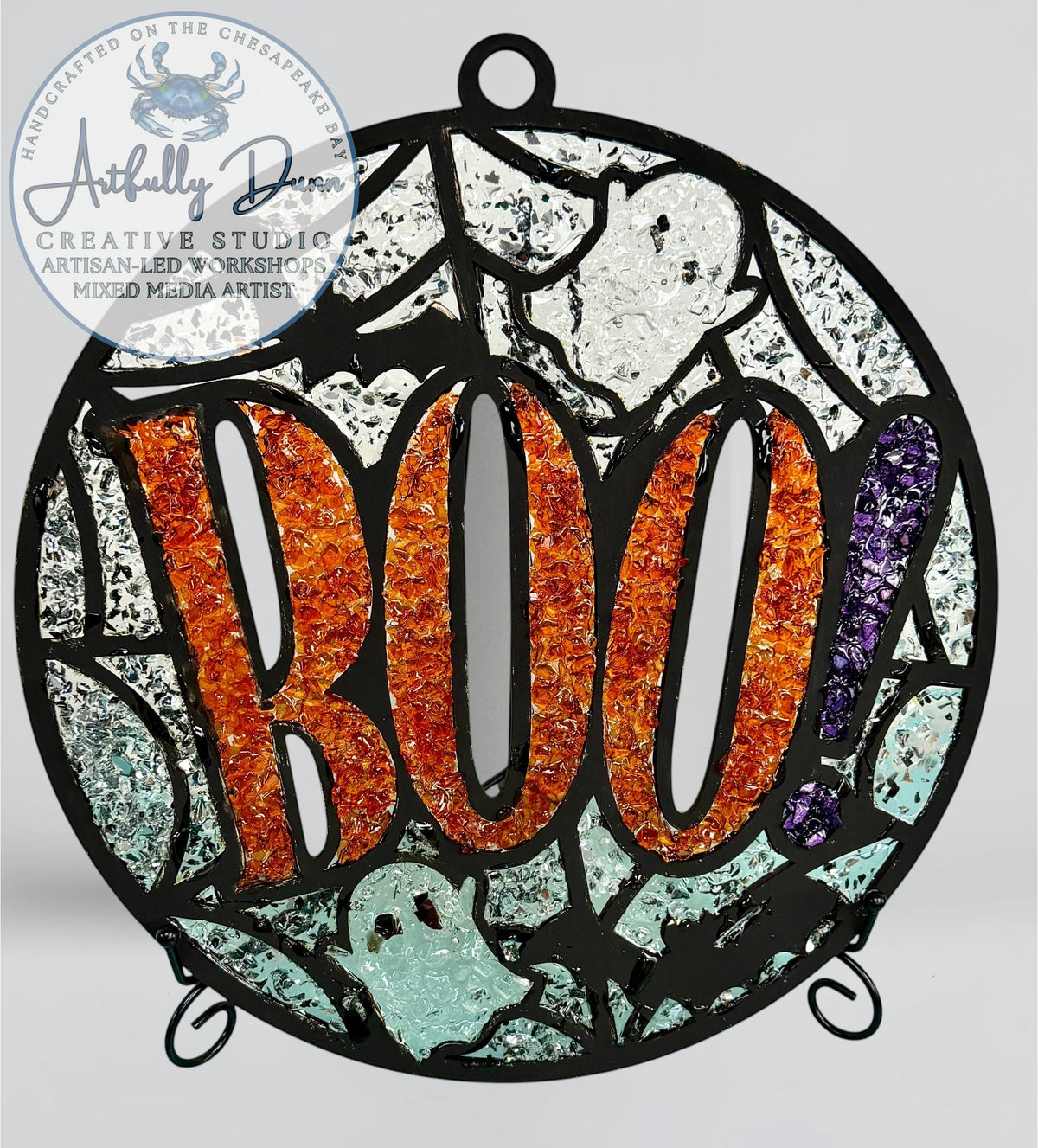 10/23/26 • 7:00-9:00 PM - Spooky Faux Stained Glass Large Suncatcher