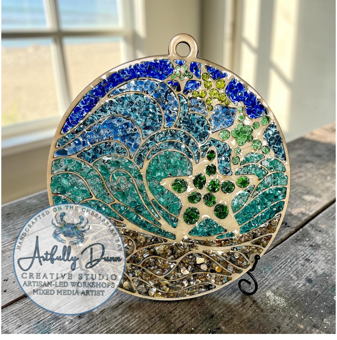9/17/2026 • 7:00-9:00 PM — Faux Stained Glass Suncatcher (12in)