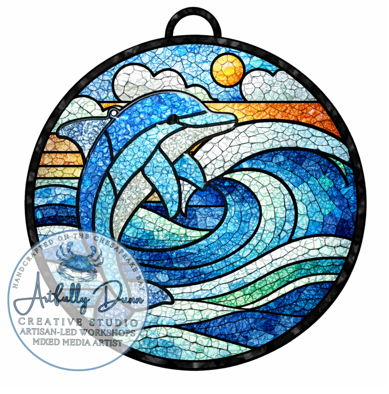 9/17/2026 • 7:00-9:00 PM — Faux Stained Glass Suncatcher (12in)