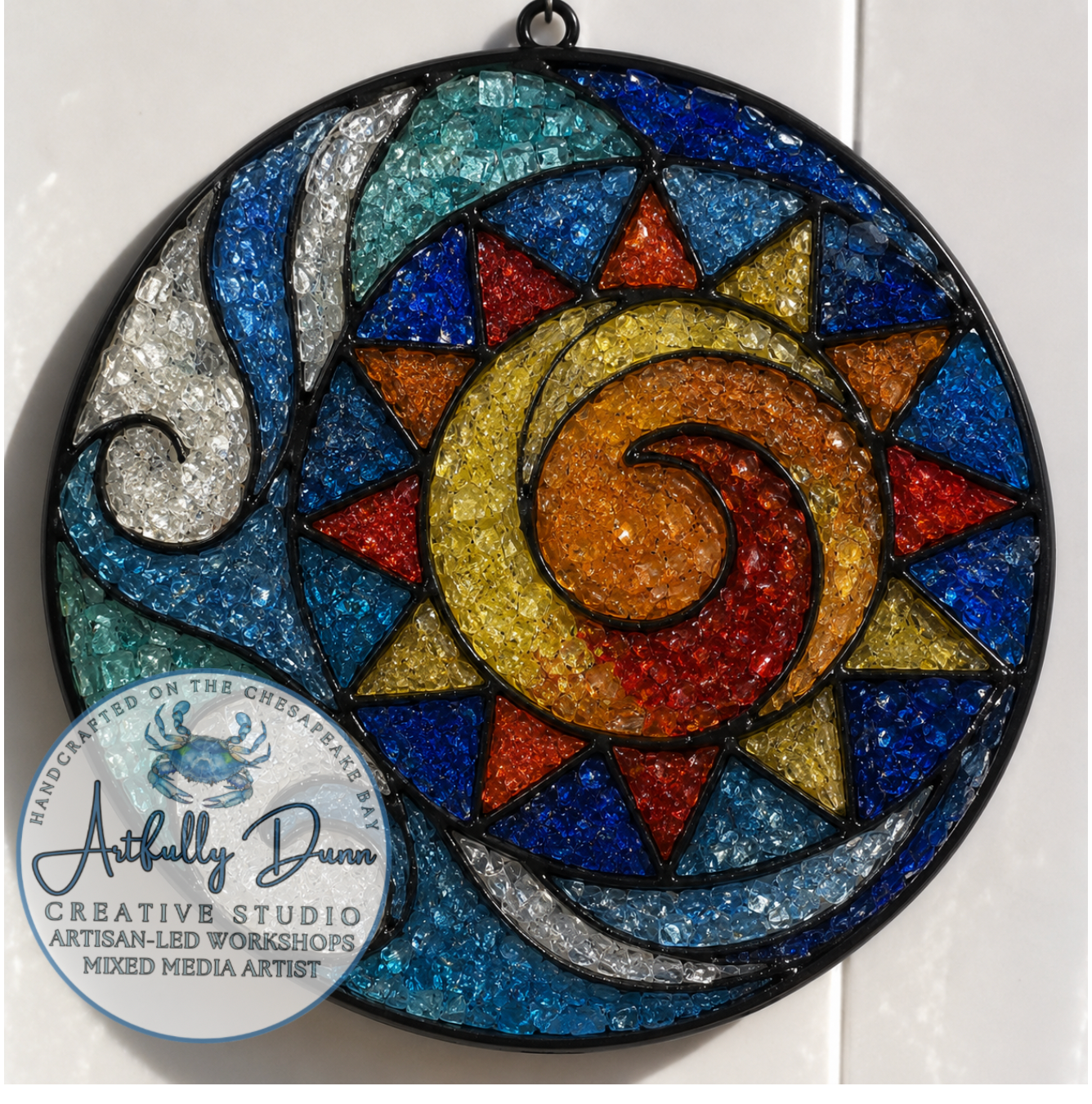 9/17/2026 • 7:00-9:00 PM — Faux Stained Glass Suncatcher (12in)