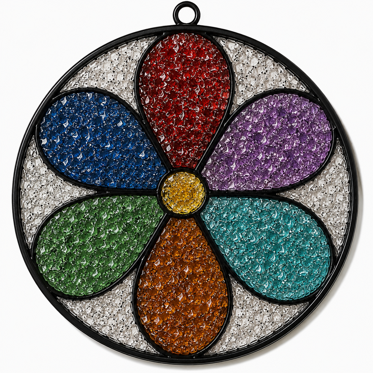 DIY Crushed Glass Faux Suncatcher Kit