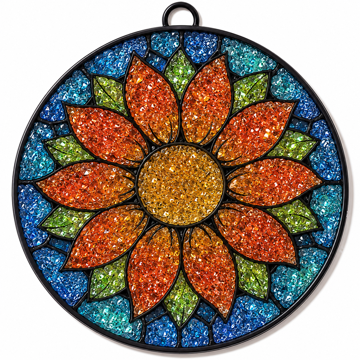 DIY Crushed Glass Faux Suncatcher Kit