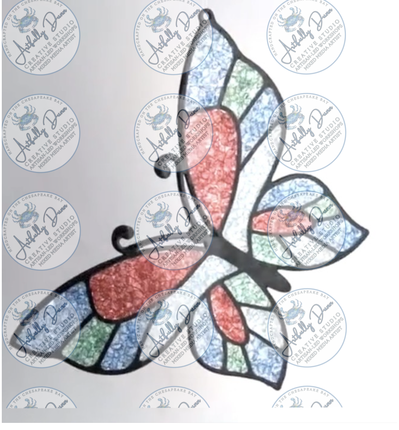 Friday - 7/17/26 - 7:00-9:00 PM • Workshop - Faux Stained Glass Resin Shattered Glass Suncatcher (12in) - 20 S. Main Steet, Port Deposit, MD 21904