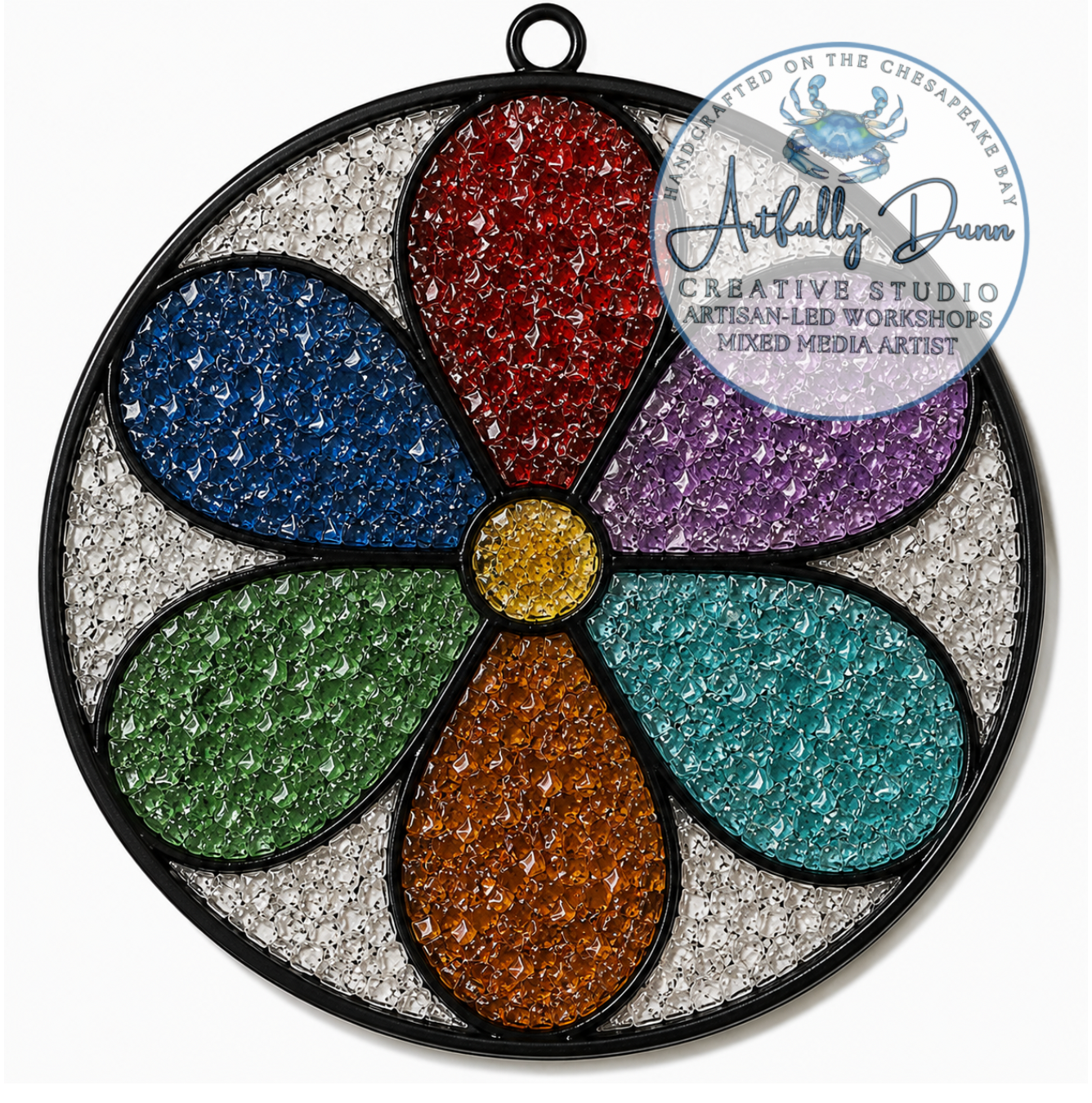 9/17/2026 • 7:00-9:00 PM — Faux Stained Glass Suncatcher (12in)