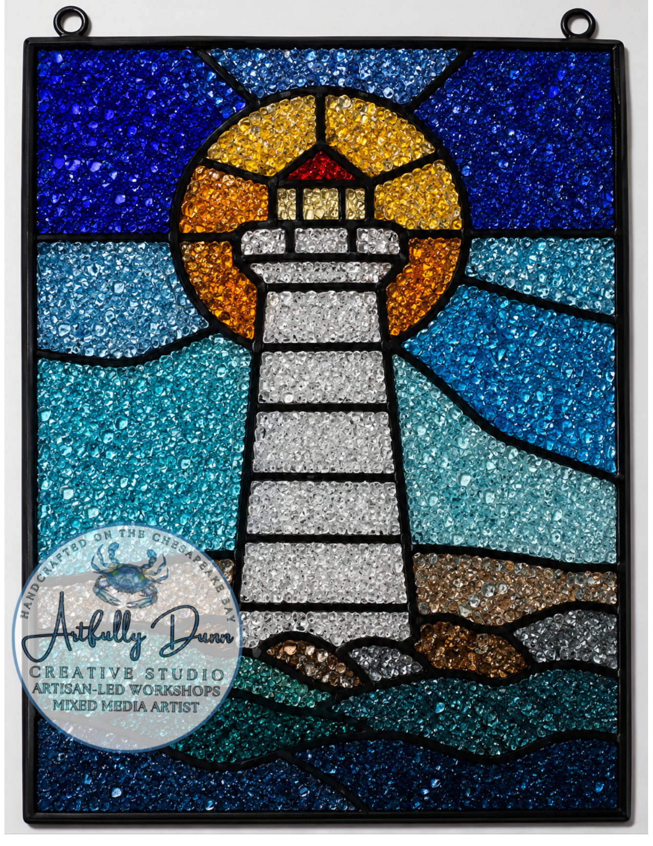 9/17/2026 • 7:00-9:00 PM — Faux Stained Glass Suncatcher (12in)