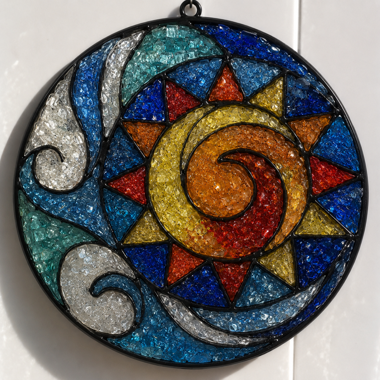 DIY Crushed Glass Faux Suncatcher Kit