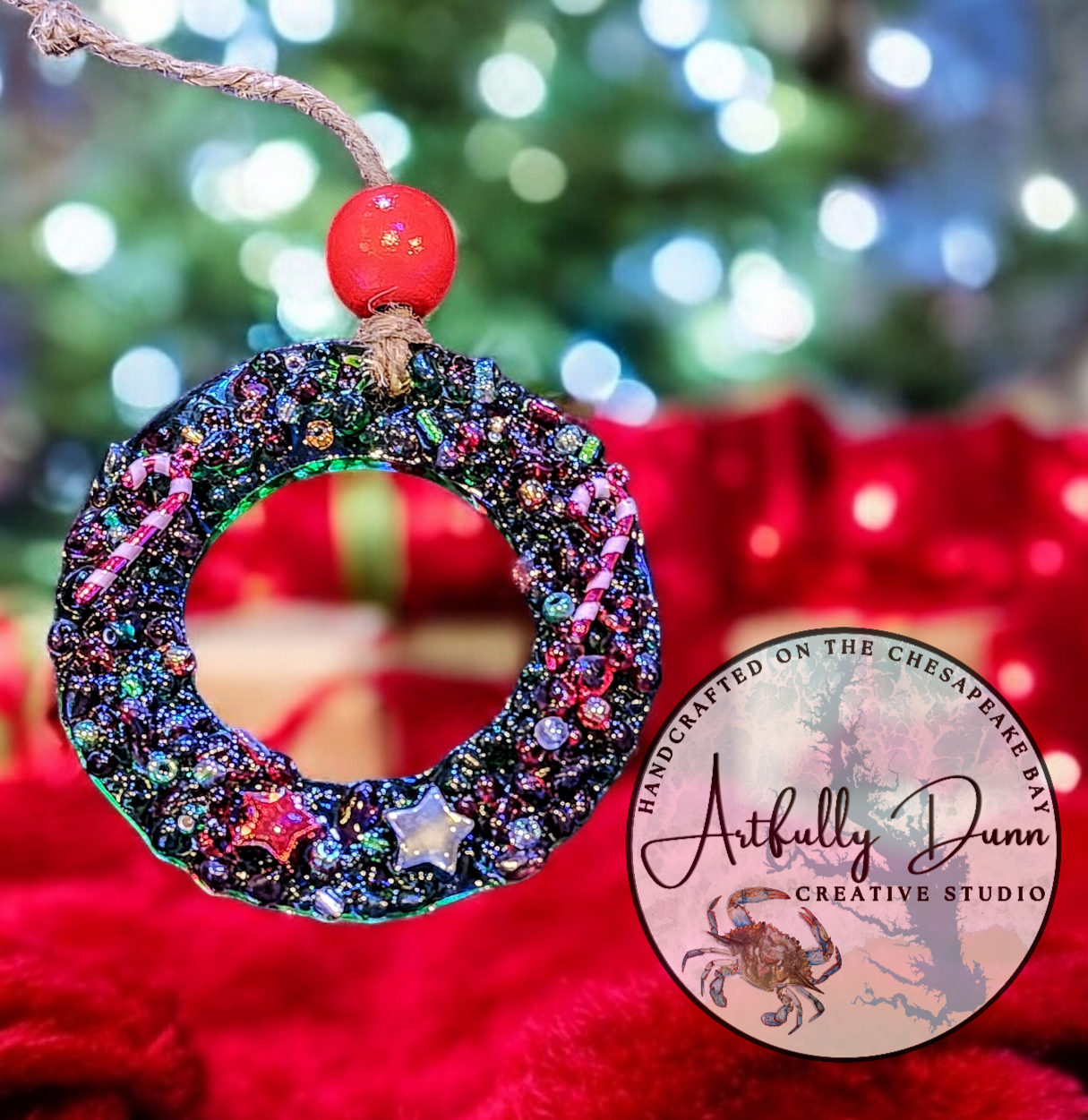 12/6/2026 - 1:00-3:00 PM • 🎄✨ RESIN ORNAMENT WORKSHOP ✨🎄