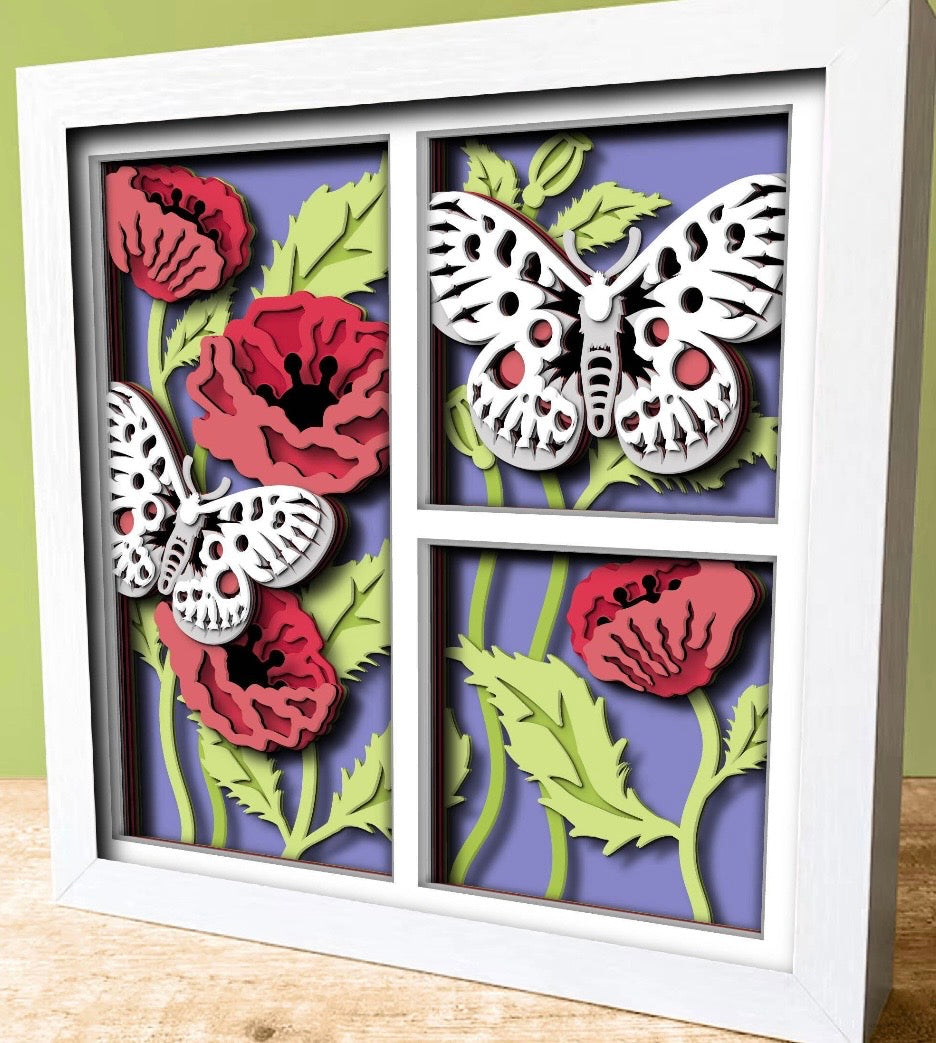 Wednesday - 5/6/26 - 7:00-9:00PM - Layered Wood Shadow Box Spring Theme Paint Workshop - 20 S. Main St., Port Deposit, MD 21904