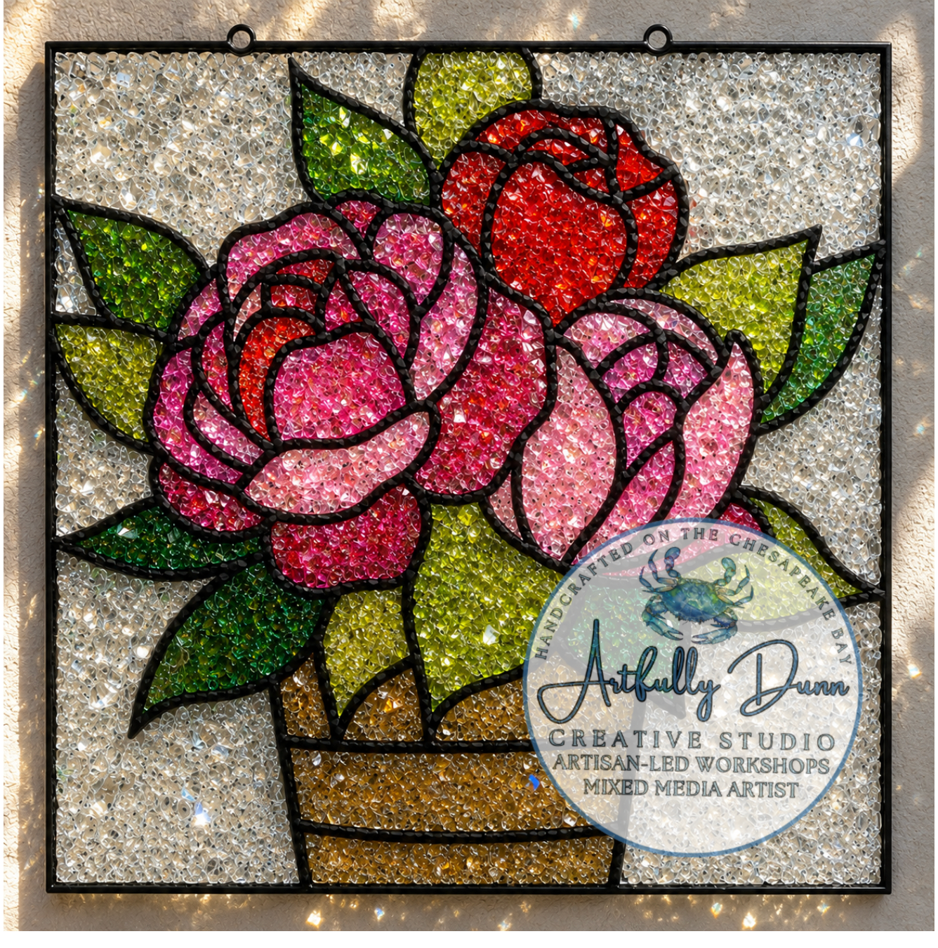 9/17/2026 • 7:00-9:00 PM — Faux Stained Glass Suncatcher (12in)