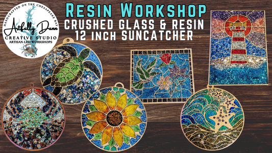 9/3/25 • 7:00-9:30 PM - Workshop - Crushed Glass Sun Catcher, 331 N. Union Ave., Havre de Grace, MD