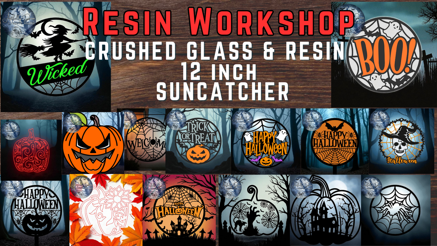 10/22/25 • 7:00-9:30 PM - Workshop - Crushed Glass Sun Catcher, 331 N. Union Ave., Havre de Grace, MD