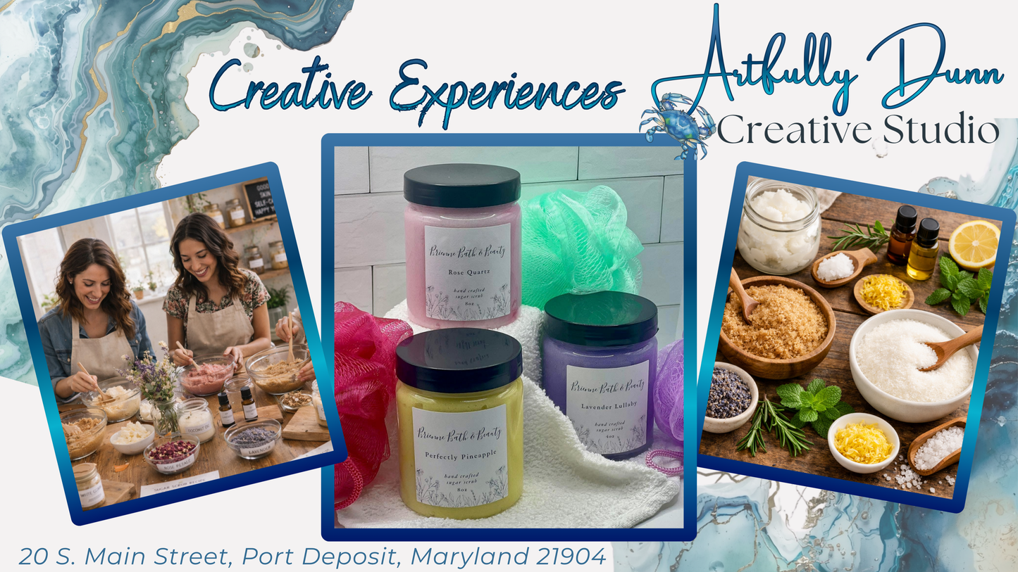8/16/2026 • 5:00-7:00 PM — Make Your Own Sugar Scrub