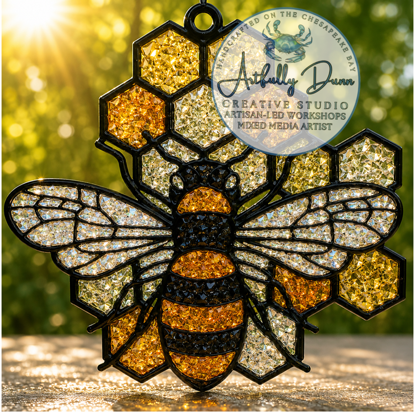 9/17/2026 • 7:00-9:00 PM — Faux Stained Glass Suncatcher (12in)