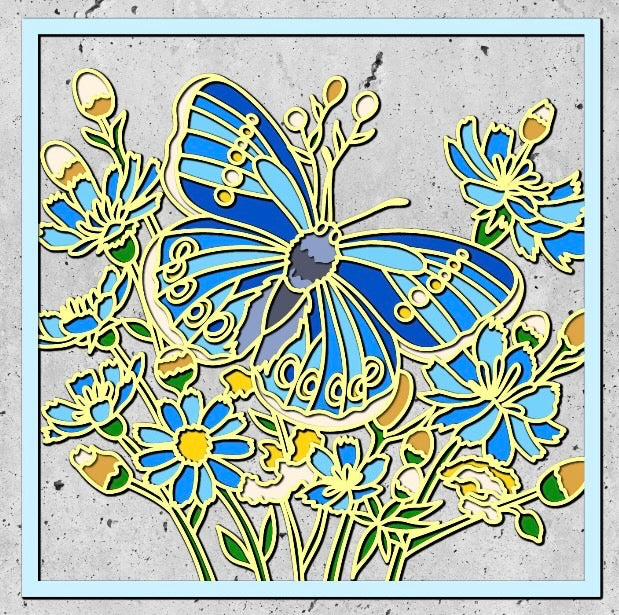 Wednesday - 5/6/26 - 7:00-9:00PM - Layered Wood Shadow Box Spring Theme Paint Workshop - 20 S. Main St., Port Deposit, MD 21904