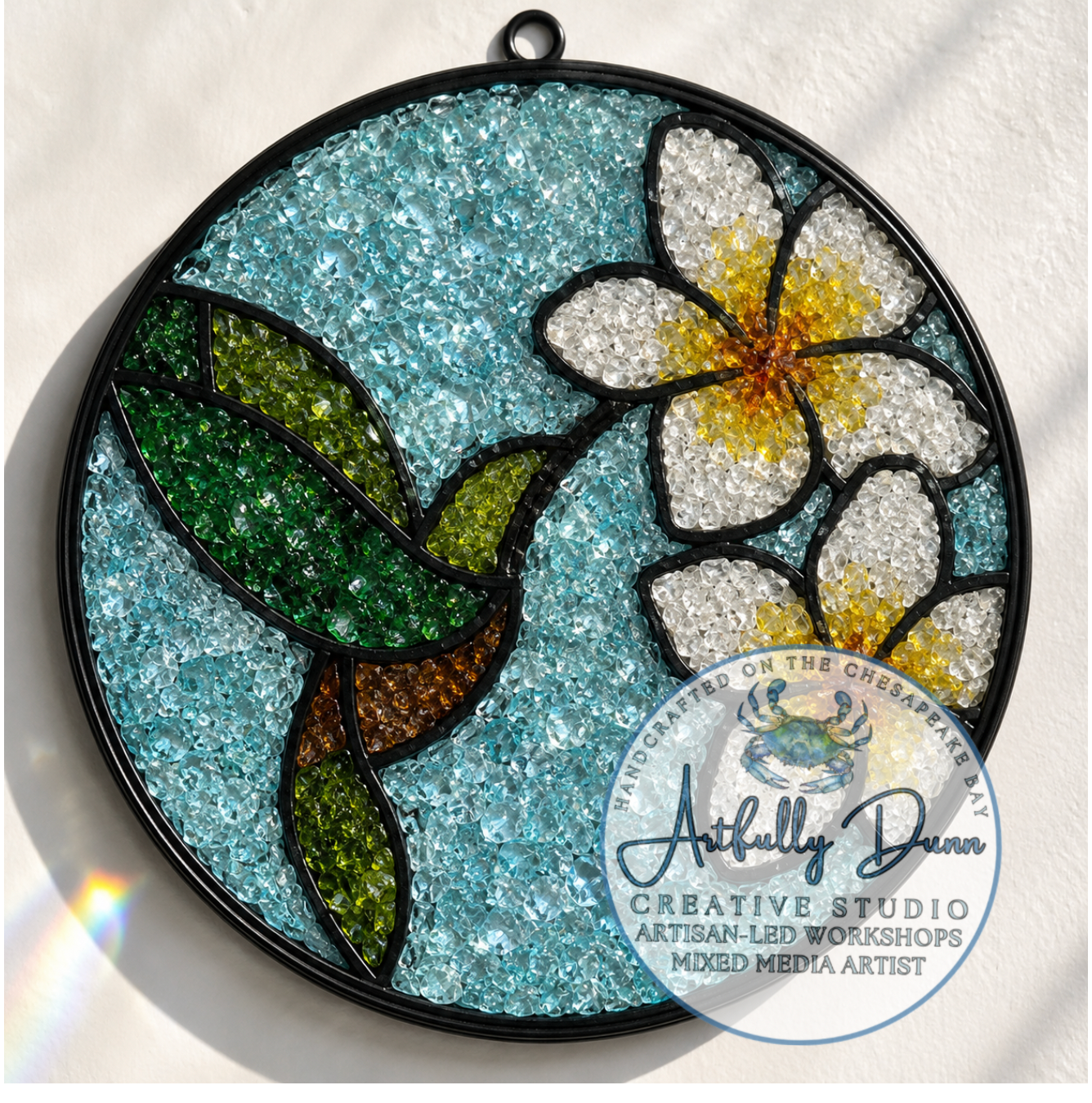 9/17/2026 • 7:00-9:00 PM — Faux Stained Glass Suncatcher (12in)