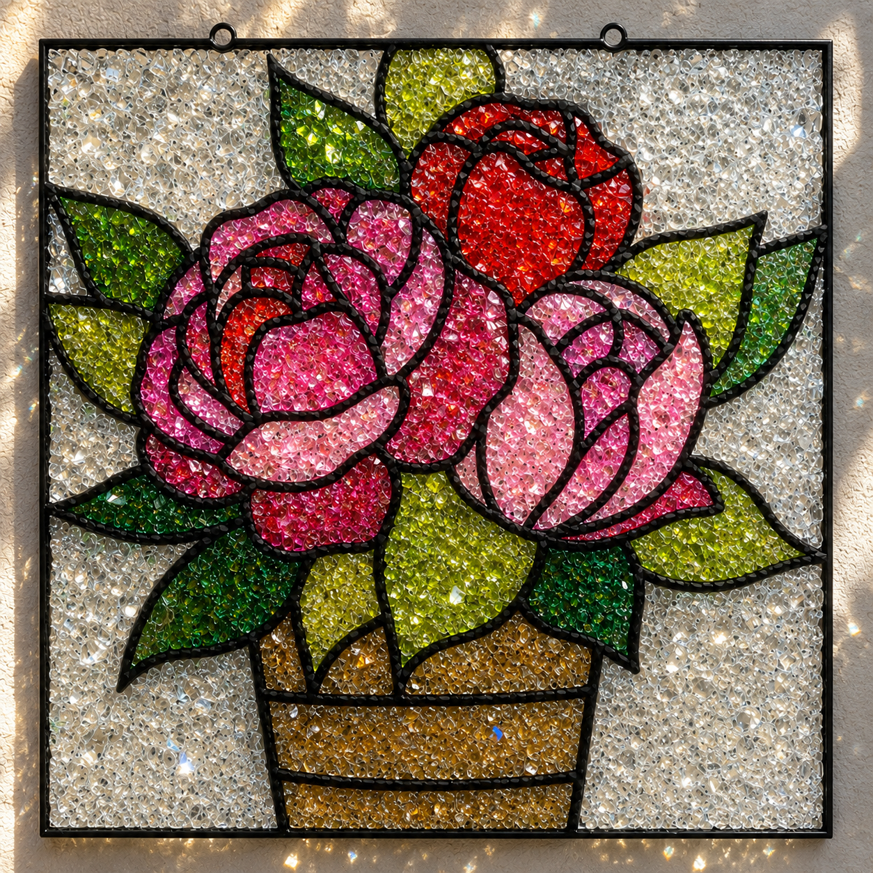 DIY Crushed Glass Faux Suncatcher Kit