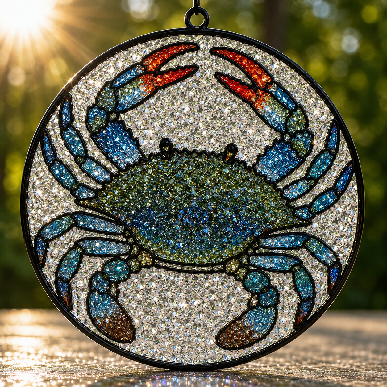 DIY Crushed Glass Faux Suncatcher Kit