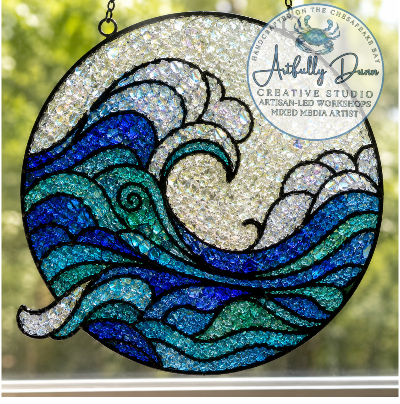 9/17/2026 • 7:00-9:00 PM — Faux Stained Glass Suncatcher (12in)
